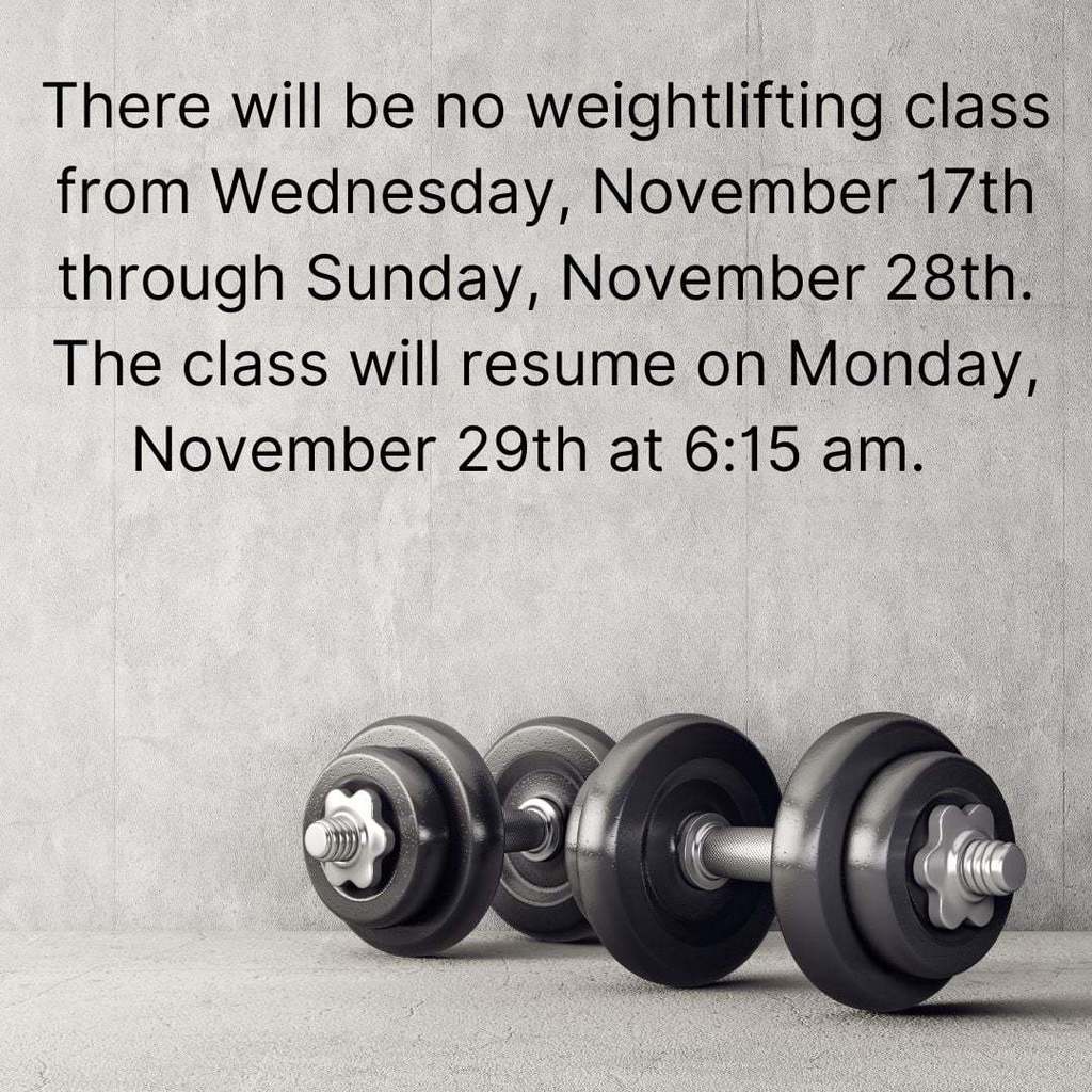 weightlifting class
